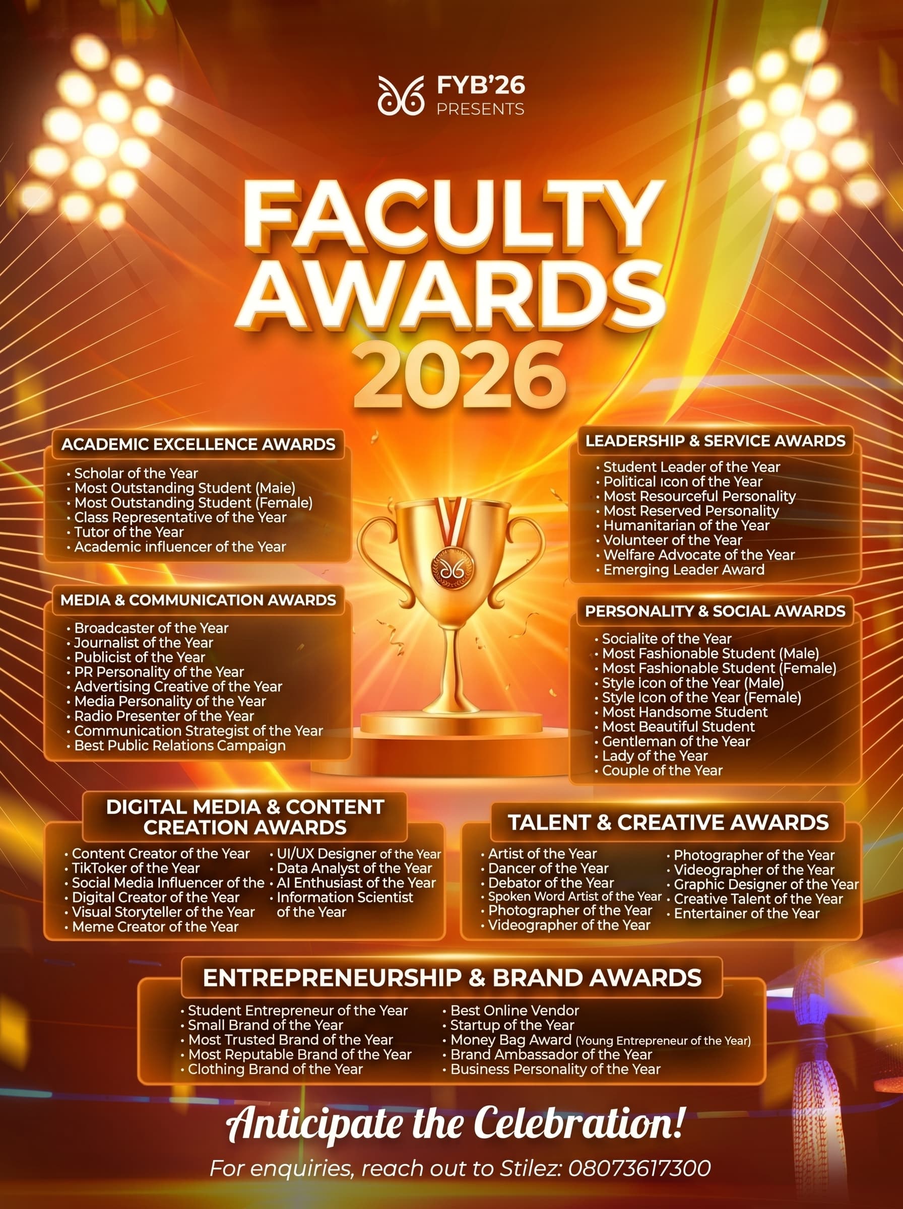 Faculty Awards Ceremony
